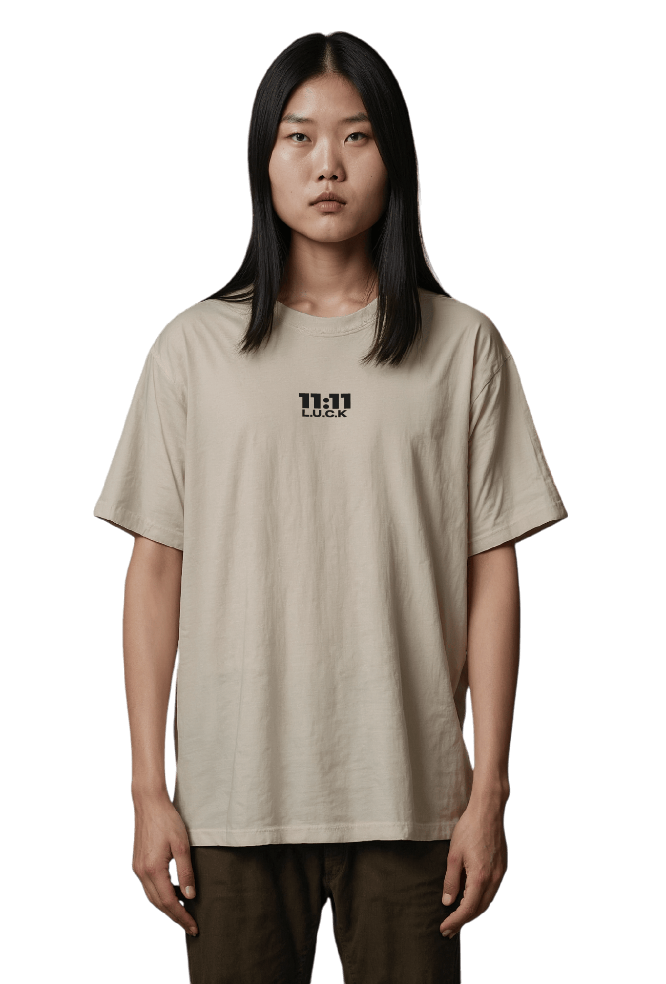 Short sleeves t-shirt in cotton color cream with logo