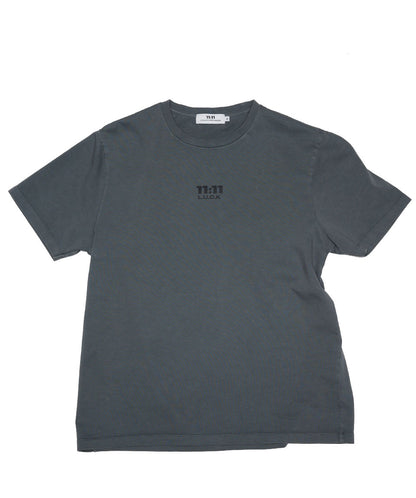 1111 luck dark grey logo t-shirt