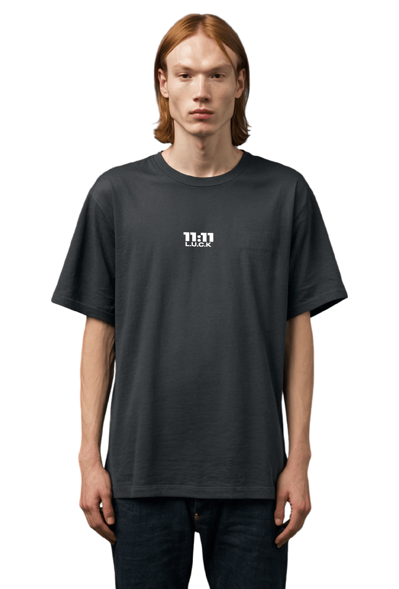 Short sleeves t-shirt in cotton color black with logo