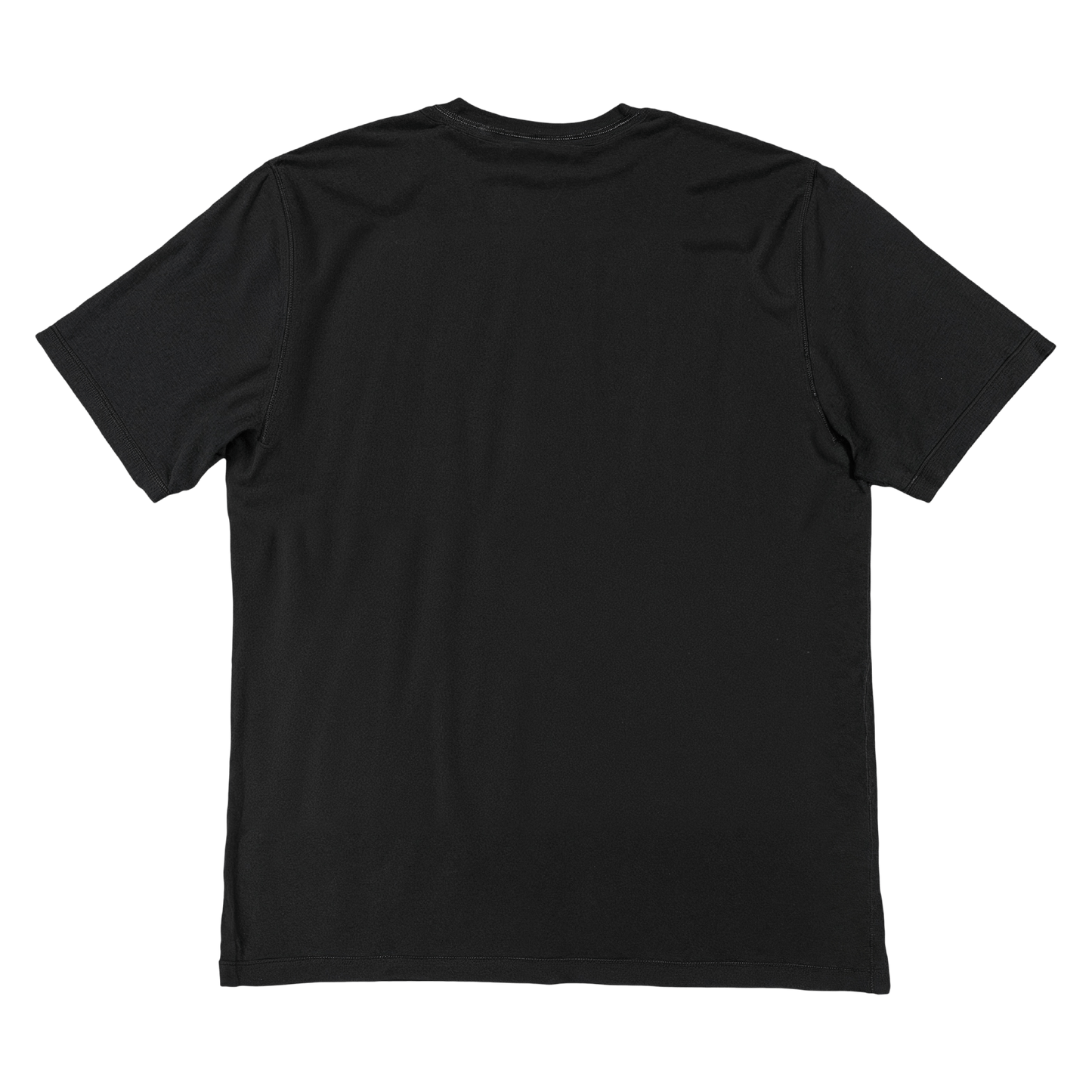 Short sleeves t-shirt in cotton color black with logo