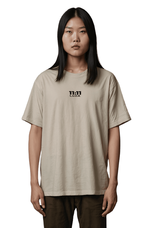 Short sleeves t-shirt in cotton color cream with logo