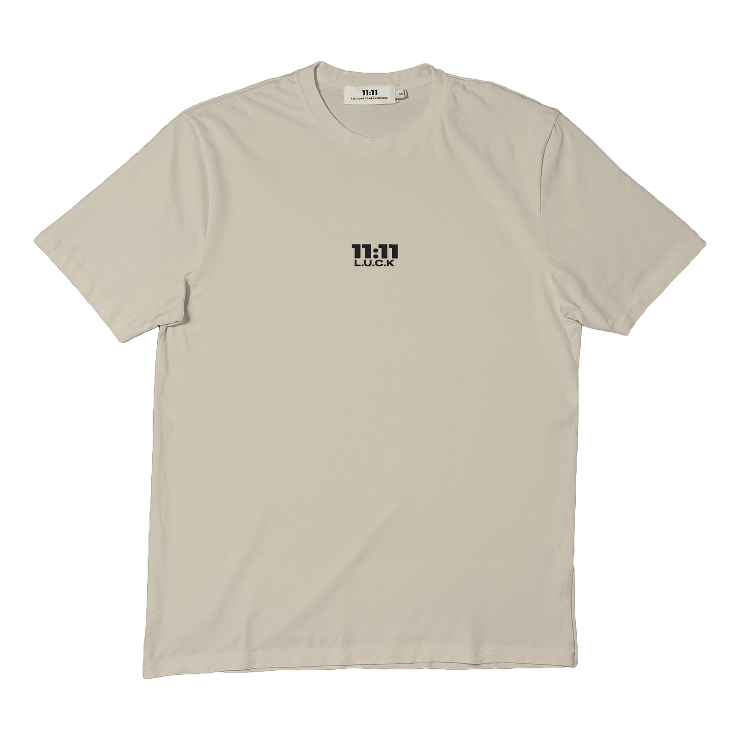 Short sleeves t-shirt in cotton color cream with logo