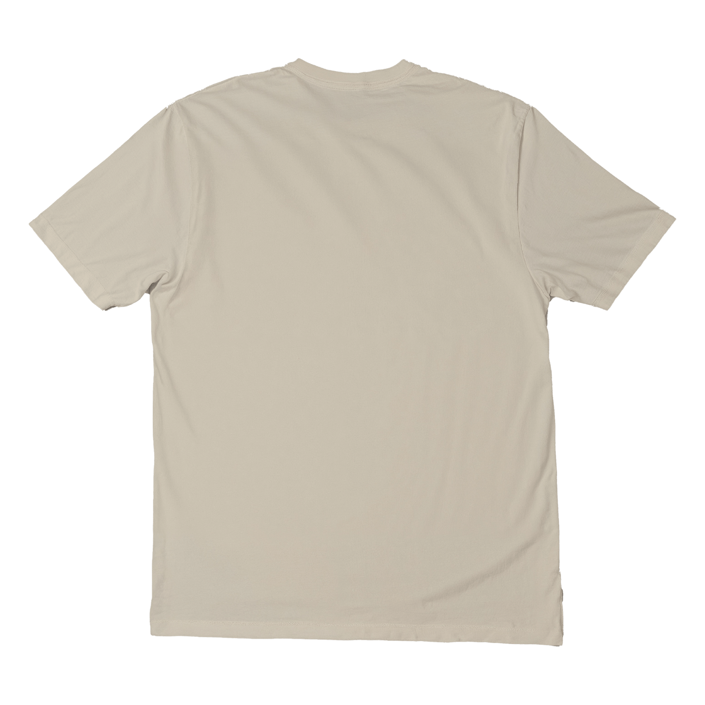 Short sleeves t-shirt in cotton color cream with logo