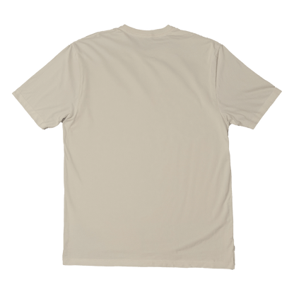 Short sleeves t-shirt in cotton color cream with logo