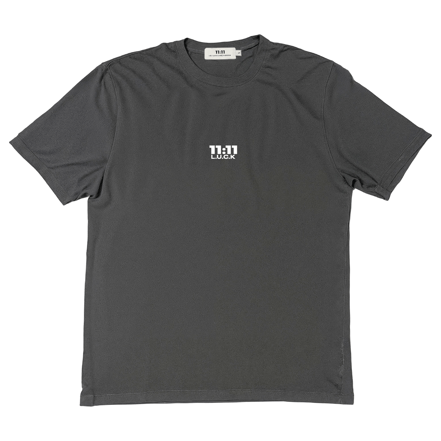 Short sleeves t-shirt in cotton color gray with logo
