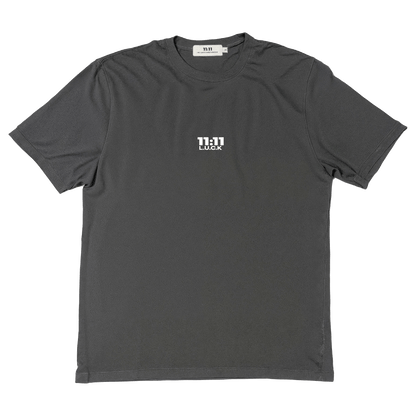 Short sleeves t-shirt in cotton color gray with logo