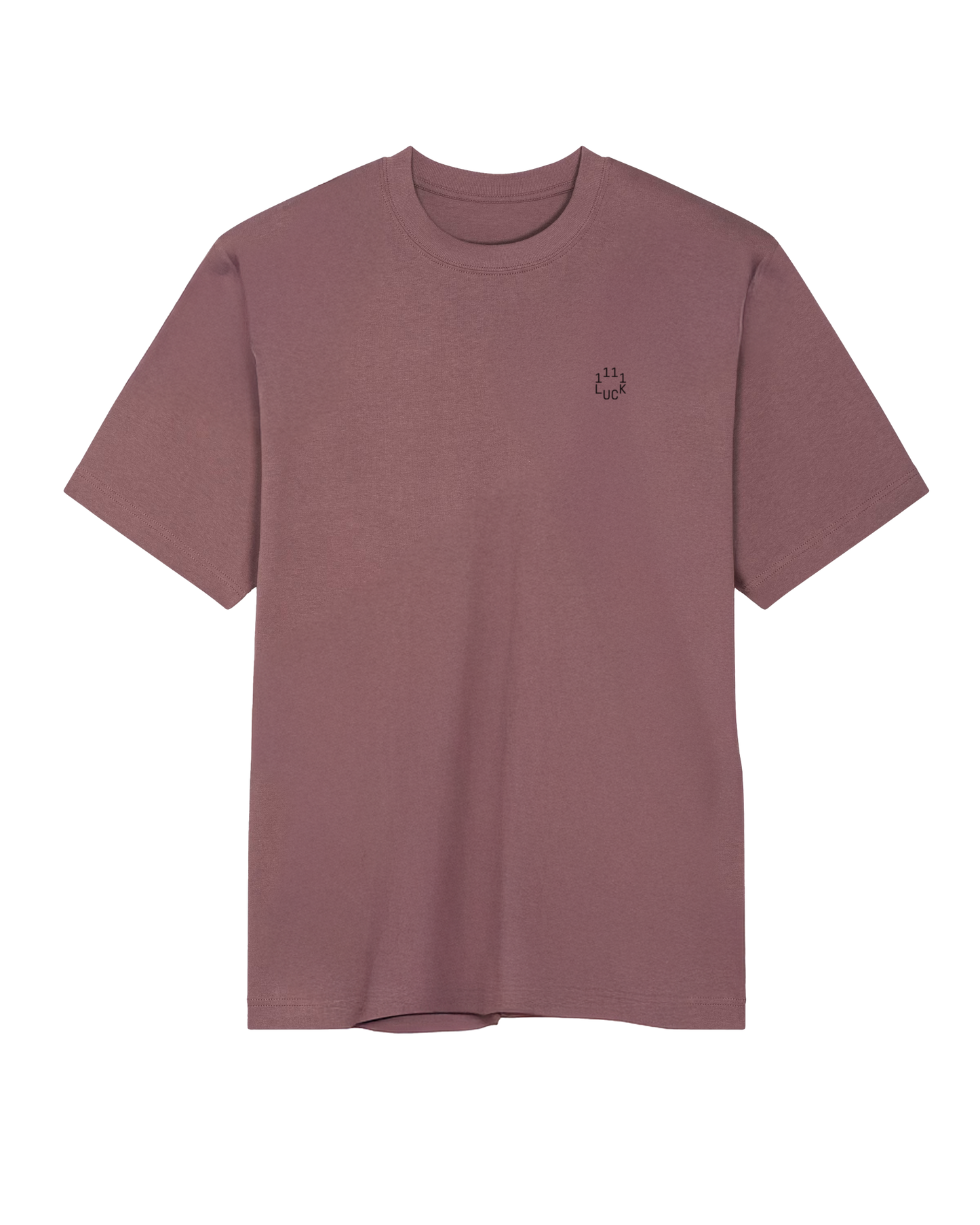Short sleeves t-shirt in cotton color muted mauve with logo
