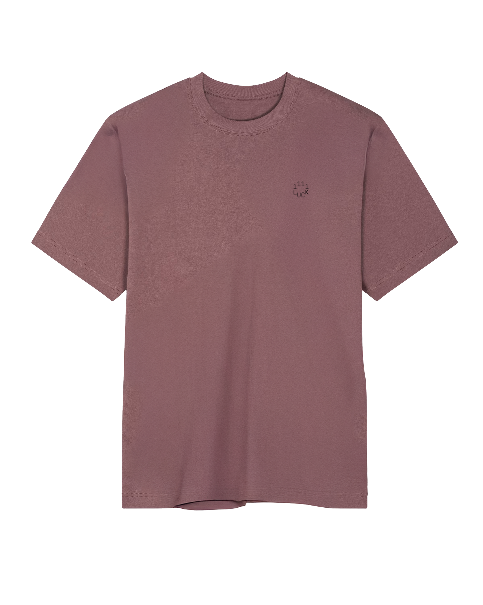 Short sleeves t-shirt in cotton color muted mauve with logo