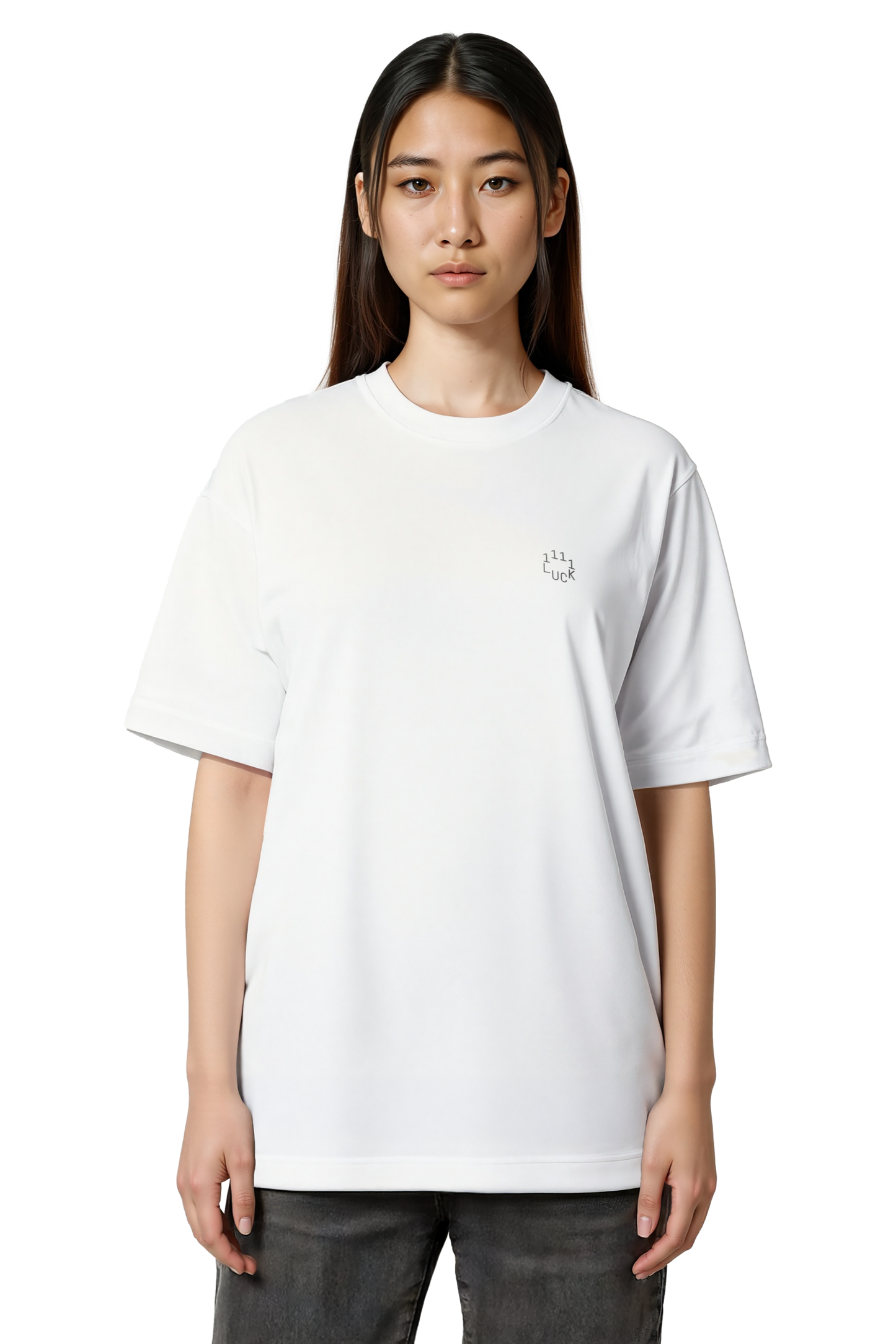 Short sleeves t-shirt in cotton color white with logo