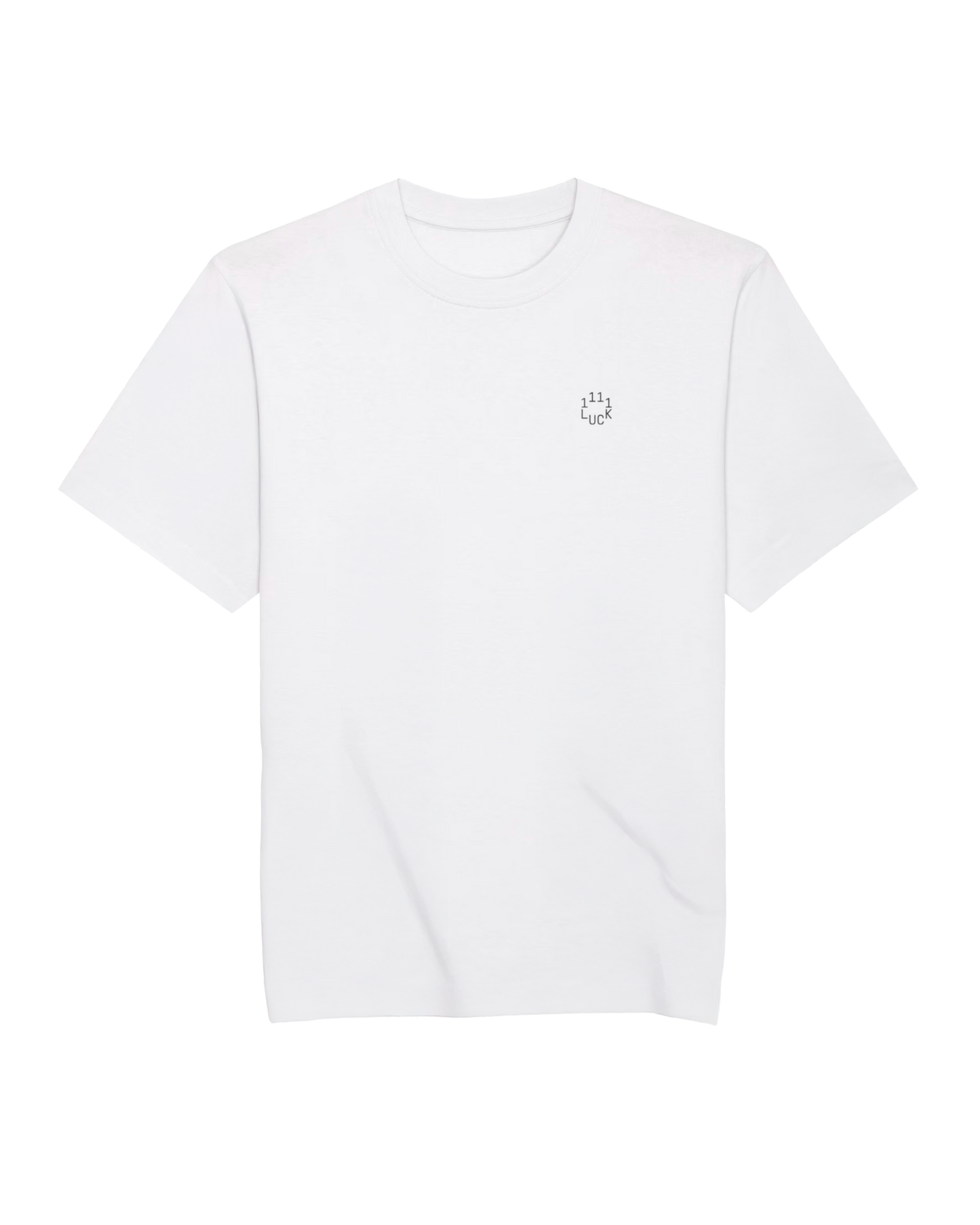 Short sleeves t-shirt in cotton color white with logo