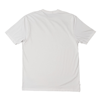 Short sleeves t-shirt in cotton color white with logo
