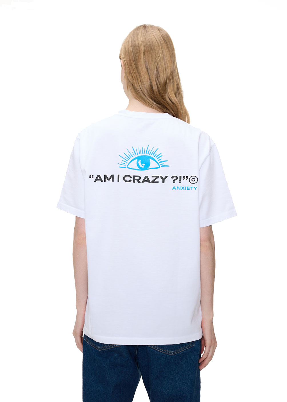 1111 luck anxiety t-shirt with "am I crazy ?!" written on the back